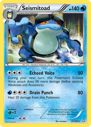 [PKM-R] Seismitoad (36/124) [Black & White: Dragons Exalted]