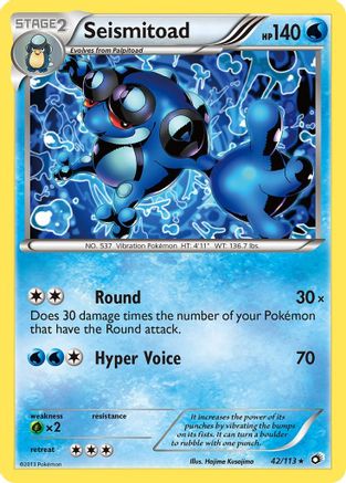 [PKM-R] Seismitoad (42/113) [Black & White: Legendary Treasures]