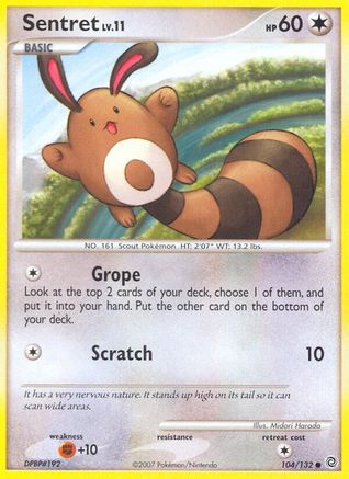 [PKM] Sentret (104/132) [Diamond & Pearl: Secret Wonders]