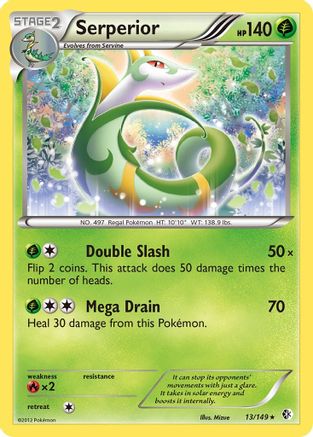[PKM-R] Serperior (13/149) [Black & White: Boundaries Crossed]