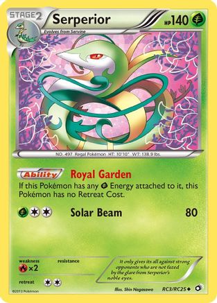 [PKM] Serperior (RC3/RC25) [Black & White: Legendary Treasures]