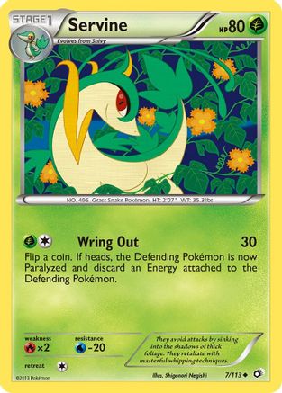[PKM-C] Servine (7/113) [Black & White: Legendary Treasures]