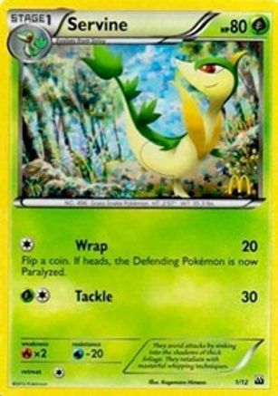 [PKM] Servine (1/12) [McDonald's Promos: 2012 Collection]
