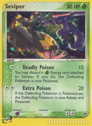 [PKM] Seviper (11/100) [EX: Sandstorm]