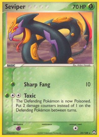 [PKM-R] Seviper (23/108) (Stamped) [EX: Power Keepers]