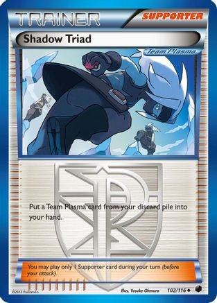[TR] Shadow Triad (102/116) [Black & White: Plasma Freeze]