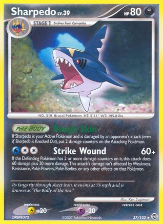 [PKM] Sharpedo (37/132) [Diamond & Pearl: Secret Wonders]