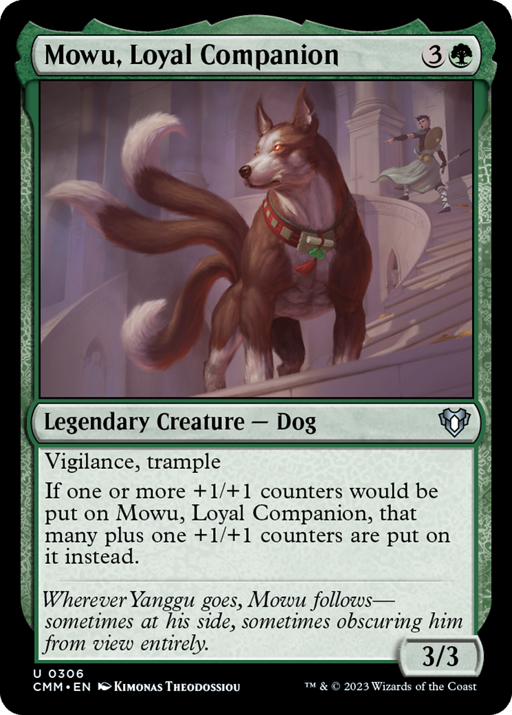{C} Mowu, Loyal Companion [Commander Masters][CMM 306]
