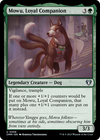 {C} Mowu, Loyal Companion [Commander Masters][CMM 306]