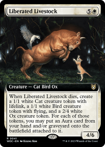 {R} Liberated Livestock (Extended Art) [Wilds of Eldraine Commander][WOC 041]