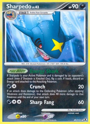 [PKM] Sharpedo (49/111) [Platinum: Rising Rivals]