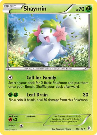 [PKM-R] Shaymin (10/149) [Black & White: Boundaries Crossed]