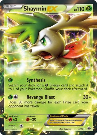 [PKM] Shaymin EX (5/99) [Black & White: Next Destinies]