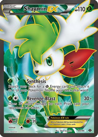 [PKM] Shaymin EX (94/99) [Black & White: Next Destinies]
