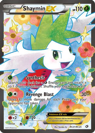 [PKM-R] Shaymin EX (RC21/RC25) [Black & White: Legendary Treasures]