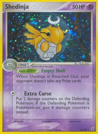 [PKM-R] Shedinja (14/107) (Stamped) [EX: Deoxys]