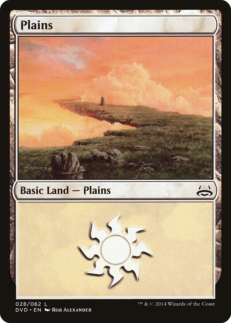{B}[DVD 028] Plains (28) (Divine vs. Demonic) [Duel Decks Anthology]