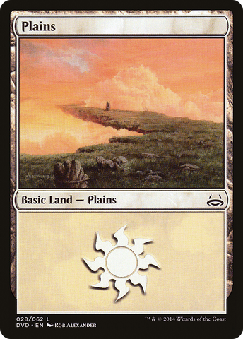 {B}[DVD 028] Plains (28) (Divine vs. Demonic) [Duel Decks Anthology]