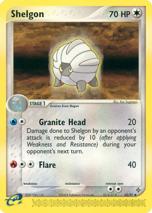 [PKM] Shelgon (42/97) [EX: Dragon]