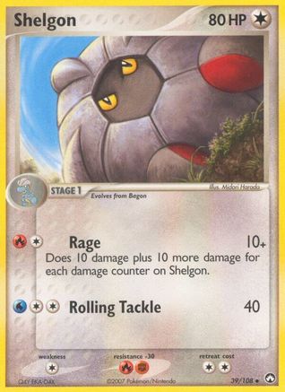 [PKM-C] Shelgon (39/108) (Stamped) [EX: Power Keepers]