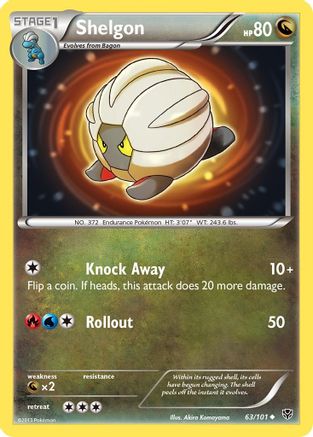 [PKM-C] Shelgon (63/101) [Black & White: Plasma Blast]