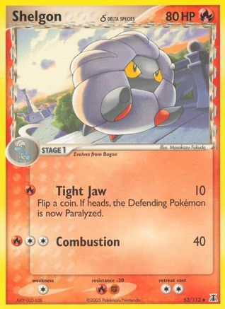 [PKM] Shelgon (53/113) (Delta Species) [EX: Delta Species]