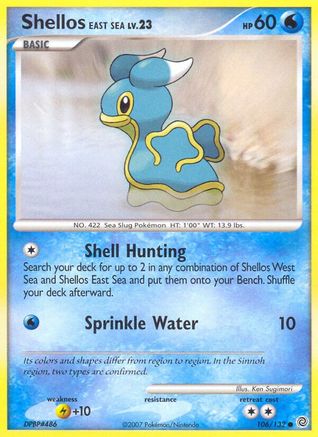 [PKM] Shellos East Sea (106/132) [Diamond & Pearl: Secret Wonders]