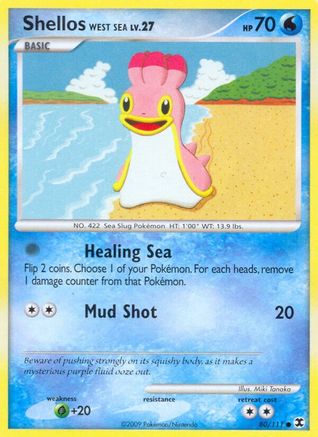[PKM] Shellos West Sea (80/111) [Platinum: Rising Rivals]
