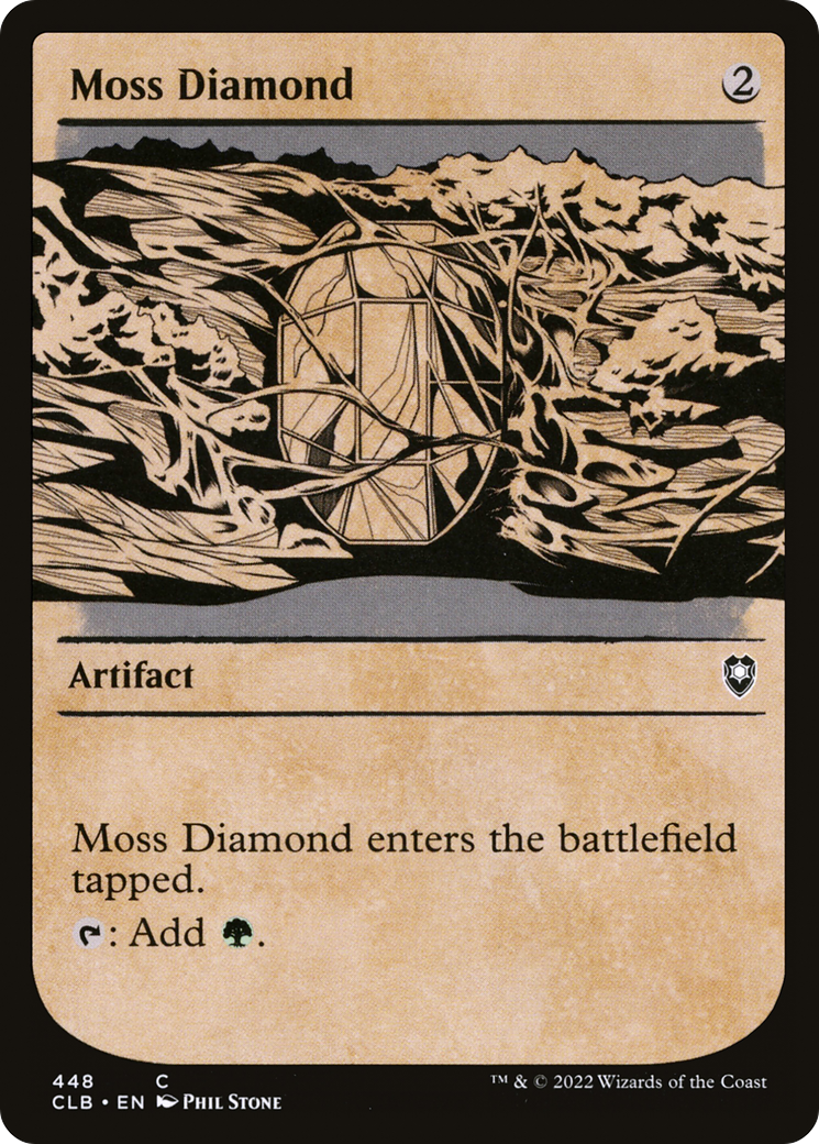 {C} Moss Diamond (Showcase) [Commander Legends: Battle for Baldur's Gate][CLB 448]