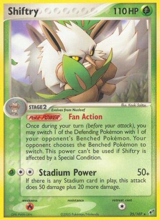 [PKM] Shiftry (25/107) (Stamped) [EX: Deoxys]