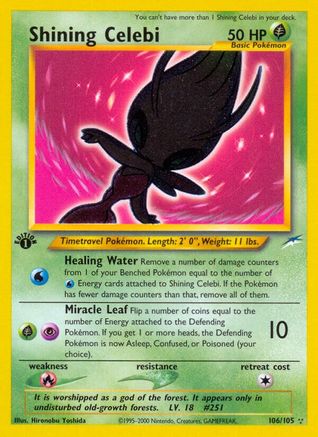 [PKM-R] Shining Celebi (106/105) [Neo Destiny 1st Edition]