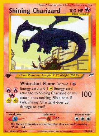 [PKM] Shining Charizard (107/105) [Neo Destiny 1st Edition]