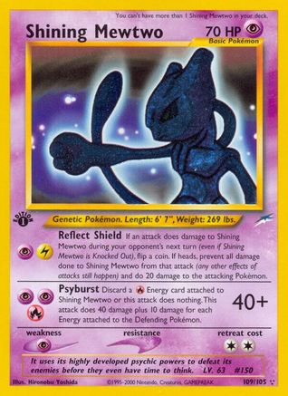 [PKM-R] Shining Mewtwo (109/105) [Neo Destiny Unlimited]