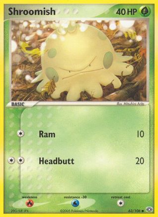 [PKM] Shroomish (63/106) (Stamped) [EX: Emerald]