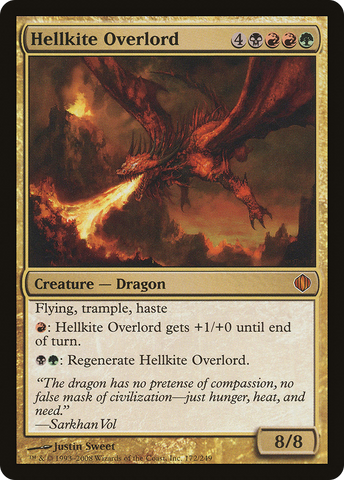 {R} Hellkite Overlord [Shards of Alara][ALA 172]