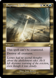 {R} Supreme Verdict (Retro Frame) [Ravnica Remastered][RVR 461]