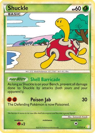 [PKM] Shuckle (11/123) [HeartGold & SoulSilver: Base Set]