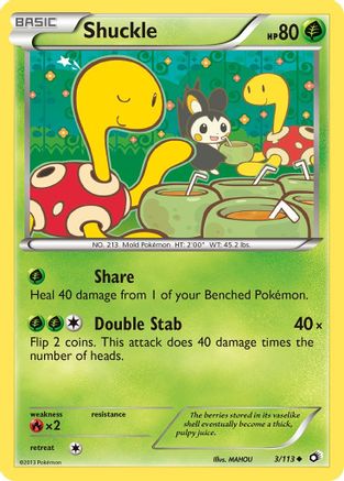 [PKM-C] Shuckle (3/113) [Black & White: Legendary Treasures]