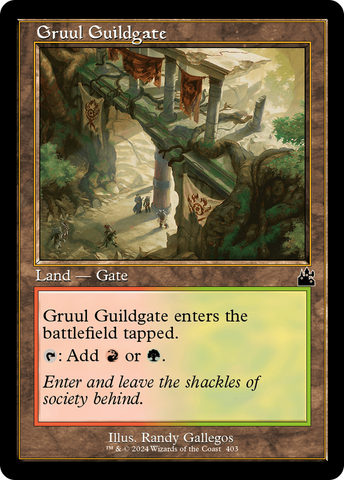 {C} Gruul Guildgate (Retro Frame) [Ravnica Remastered][RVR 403]