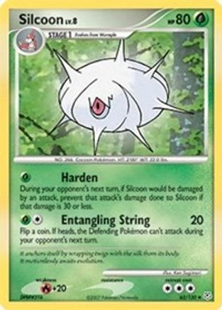 [PKM-C] Silcoon (63/130) [Diamond & Pearl: Base Set]