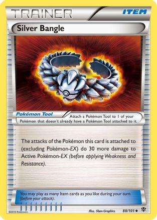 [PKM] Silver Bangle (88/101) [Black & White: Plasma Blast]