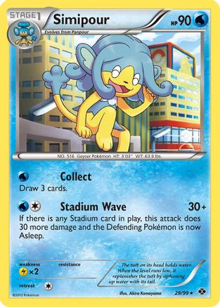 [PKM] Simipour (29/99) [Black & White: Next Destinies]