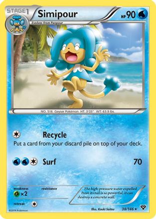 [PKM] Simipour (38/146) [XY: Base Set]