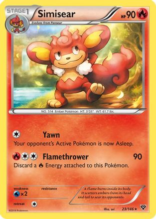 [PKM] Simisear (23/146) [XY: Base Set]