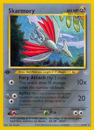 [PKM-R] Skarmory (23/64) [Neo Revelation 1st Edition]
