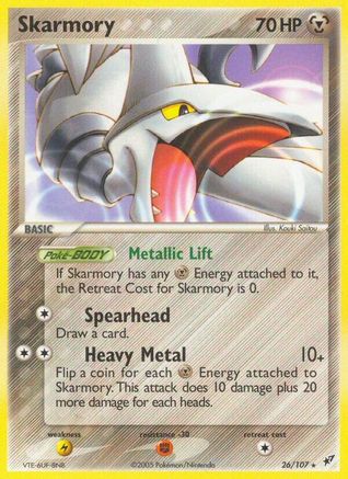 [PKM-R] Skarmory (26/107) (Stamped) [EX: Deoxys]