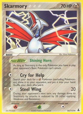 [PKM] Skarmory (55/113) (Stamped) [EX: Delta Species]