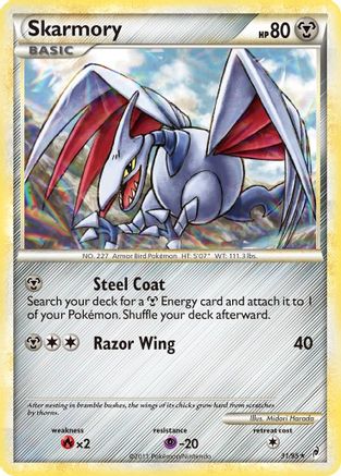 [PKM] Skarmory (31/95) [HeartGold & SoulSilver: Call of Legends]