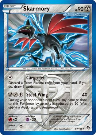 [PKM] Skarmory (87/135) [Black & White: Plasma Storm]