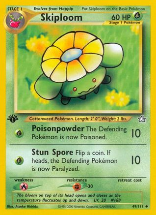 [PKM] Skiploom (49/111) [Neo Genesis 1st Edition]